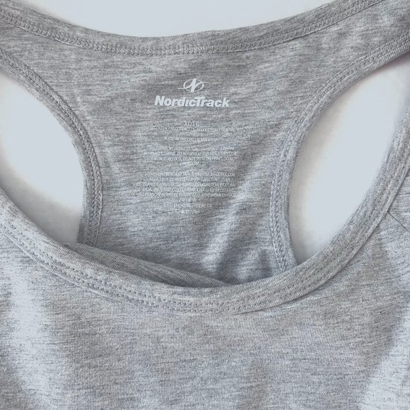 Nordic Track Moisture Wicking Gray Sports Top Size XL NWT - Picture 5 of 5